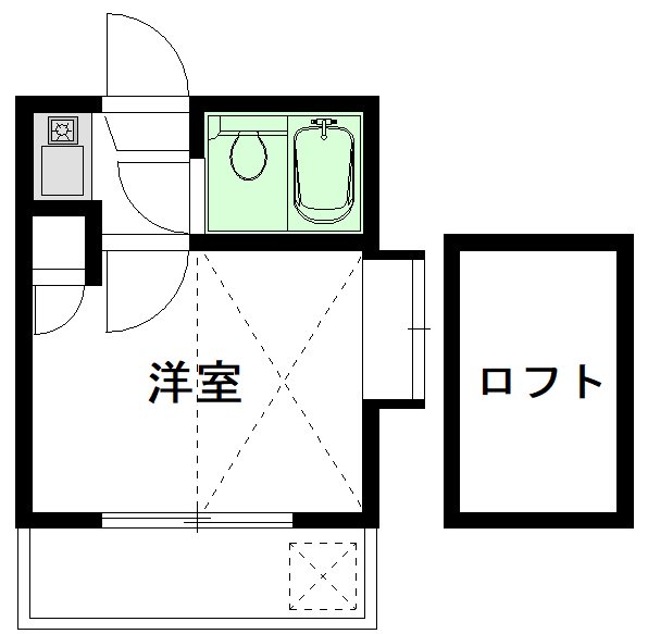 ドミシール吉祥寺Bの間取り写真