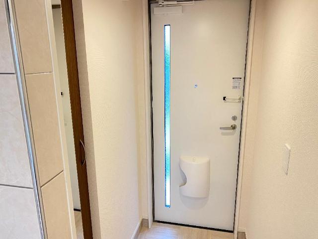 仮)太田市西本町アパート新築工事の玄関写真