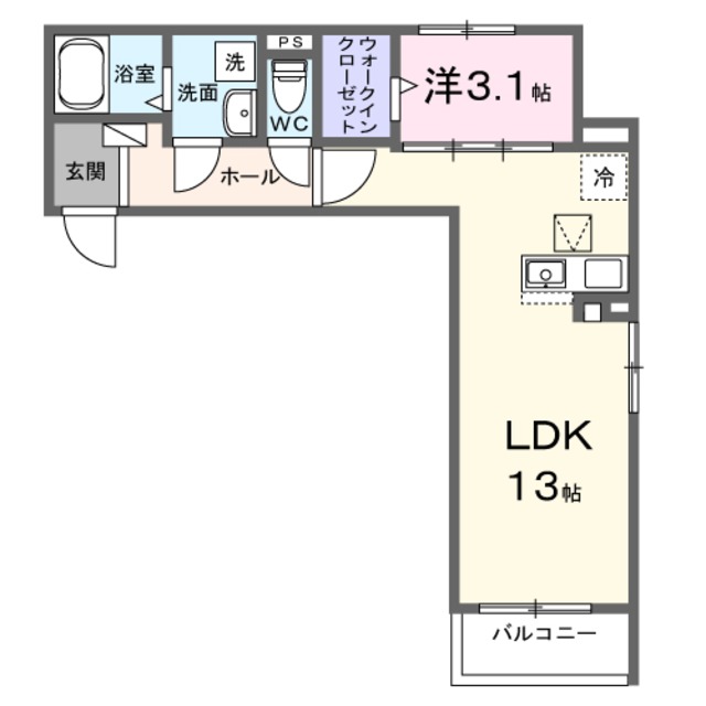 地下鉄谷町線 大日駅 徒歩7分 3階建 新築の間取り写真