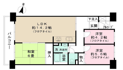 メトロハイツ東陽の間取り写真