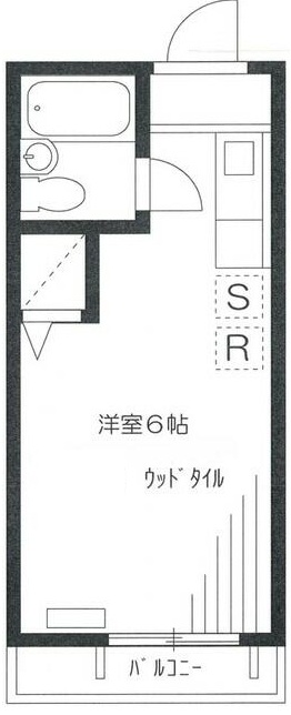 ＪＲ埼京線 板橋駅 徒歩9分 3階建 築37年の間取り写真