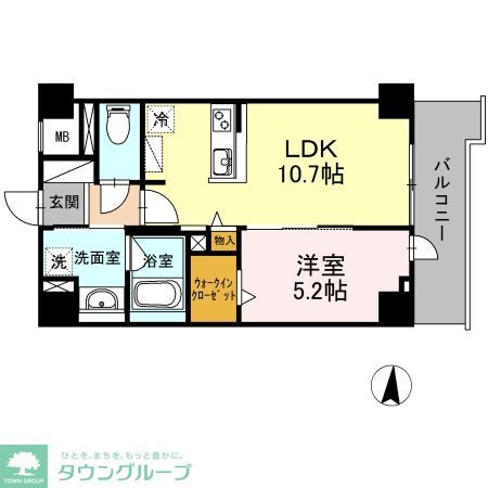 RESIDENCE丸の内七間町の間取り写真