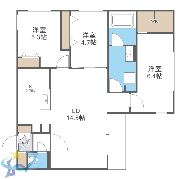 HIGH RESIDENCE YAMAHANAの間取り写真