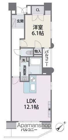 地下鉄空港線 東比恵駅 徒歩13分 14階建 築29年の間取り写真