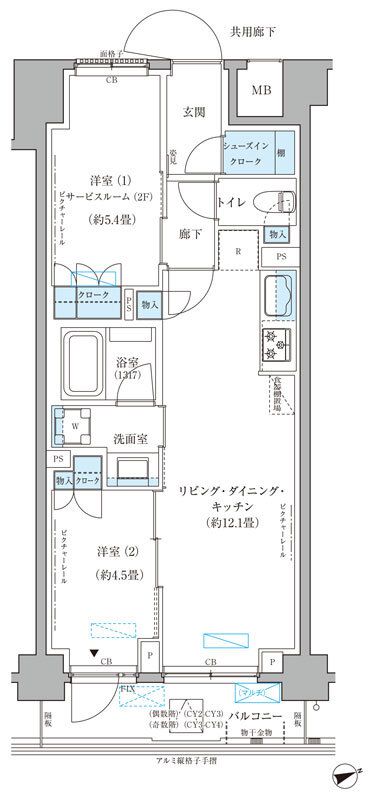 パークアクシス文京本郷の間取り写真