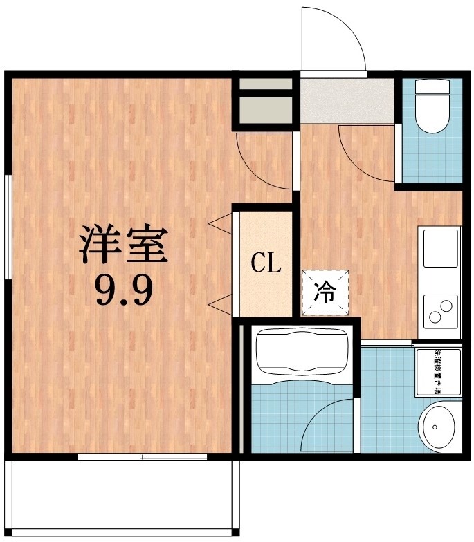 ＪＲ阪和線 杉本町駅 徒歩3分 3階建 築5年の間取り写真