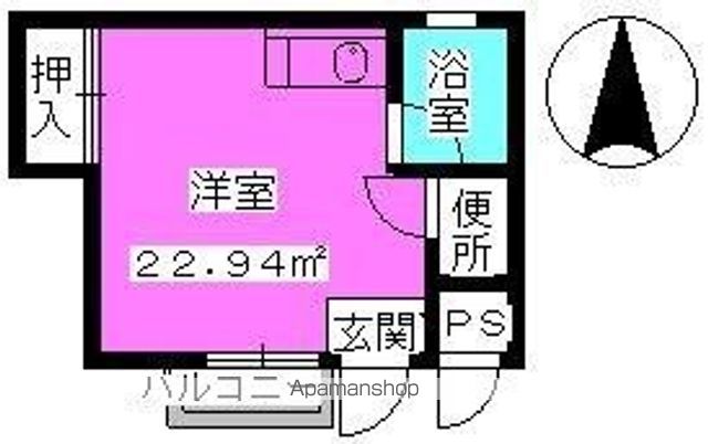 地下鉄七隈線 福大前駅 徒歩8分 3階建 築39年の間取り写真