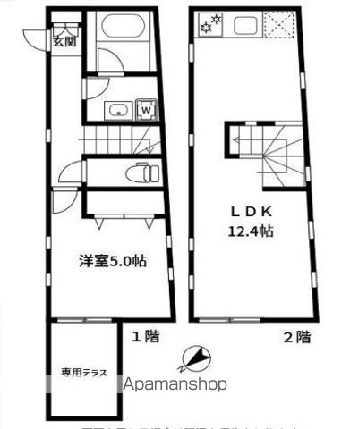 ＪＲ中央線 西荻窪駅 徒歩3分 3階建 築10年の間取り写真