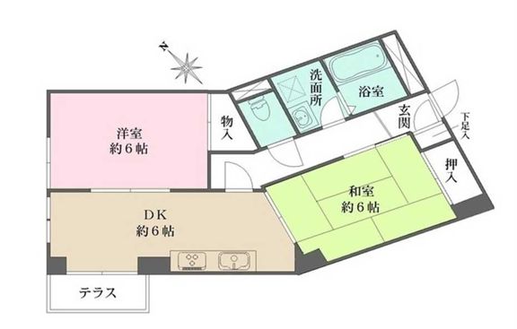 ラヴィーナ門前仲町の間取り写真