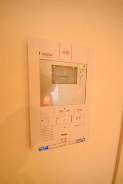 セキュリティ　モニター付きです
