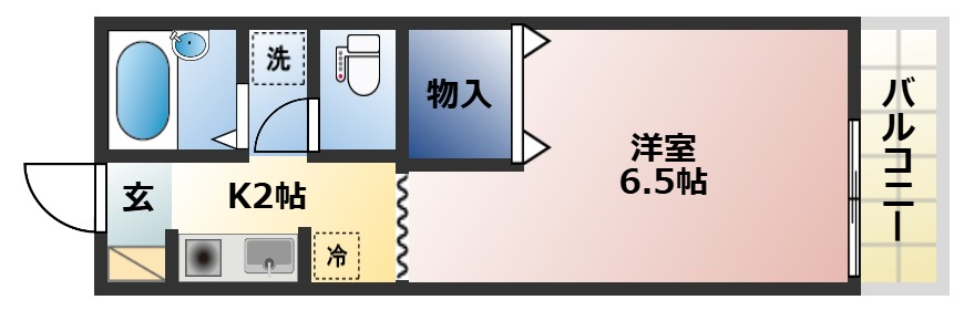 クレールの間取り