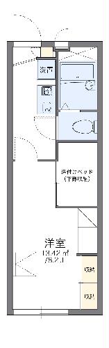 【レオパレス紺屋町の間取り】