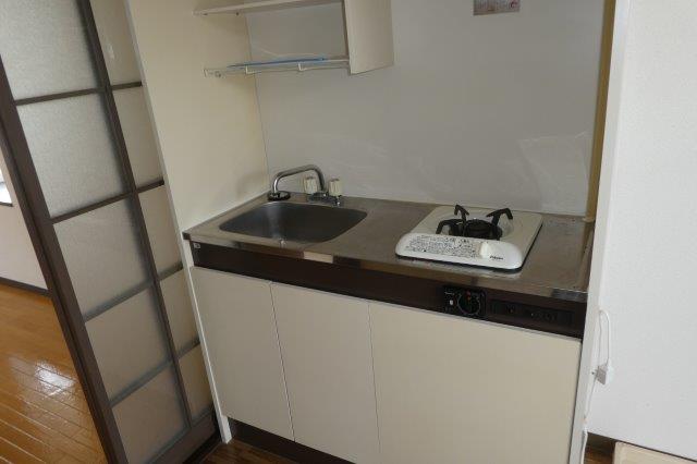 キッチン　１口ガスコンロ付き