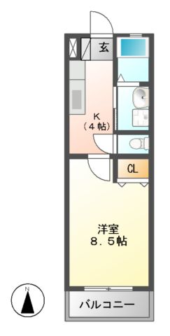 リフュージの間取り