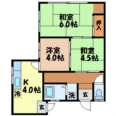 サニーヒル上銭座の間取り