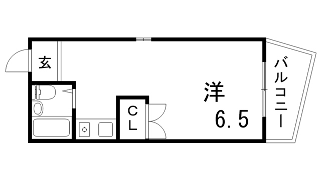 シャトー第９神戸の間取り