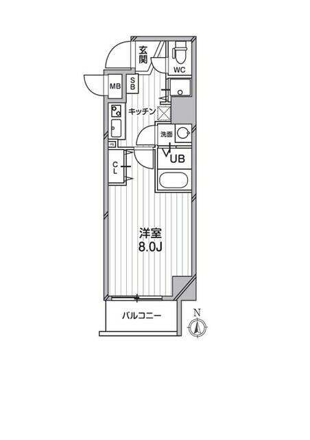 東京都墨田区太平４（マンション）の賃貸物件の間取り