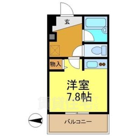 クラージュ474の間取り