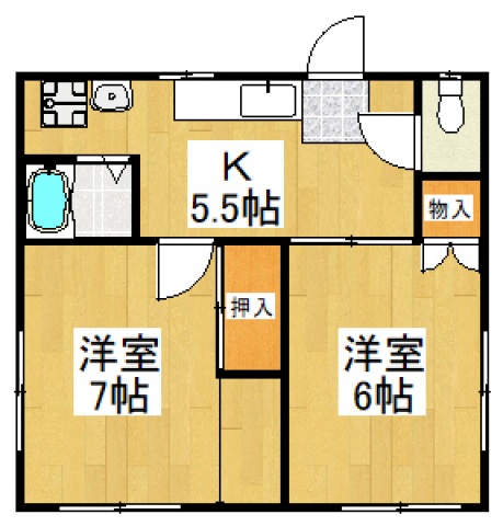 アートパレス所沢の間取り