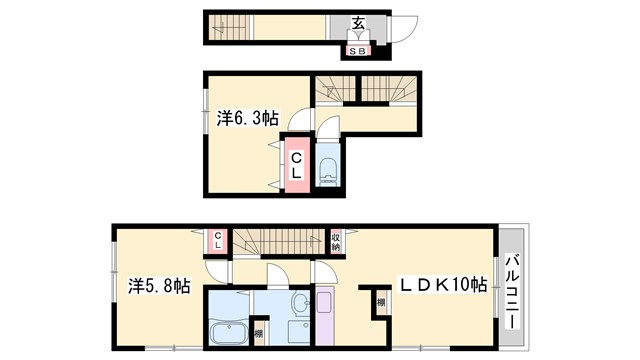 ル　リアンの間取り