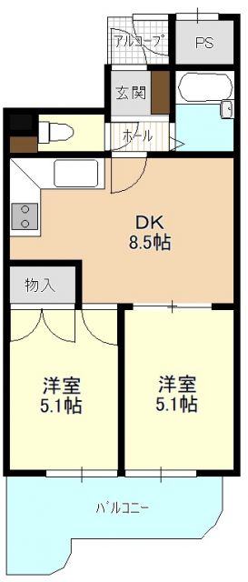 サクセス極楽の間取り