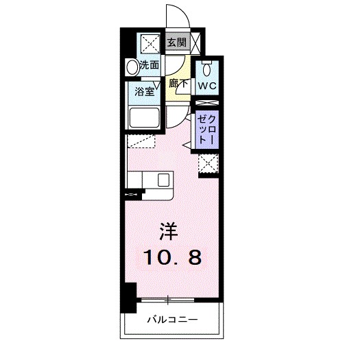 ルーカス　武之橋の間取り