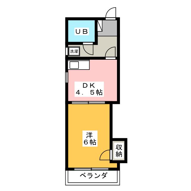 Ｕｃｏｕｒｔ金座町の間取り