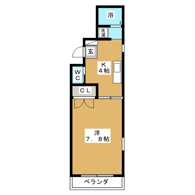 コモダ市川の間取り