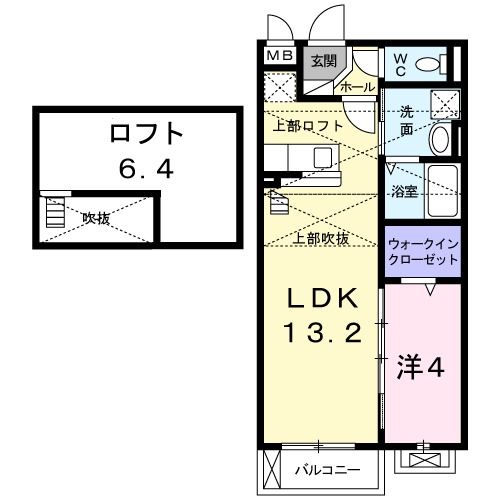 ラフレシール　エイメイの間取り