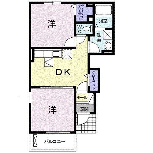 シン．シン．ハウスＡの間取り