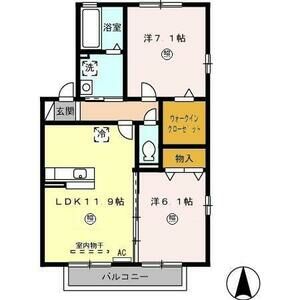 ソレイユ朝日の間取り