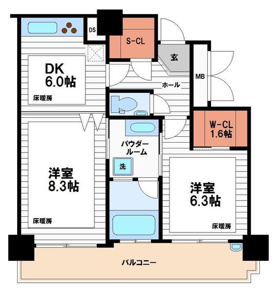 松屋タワーの間取り