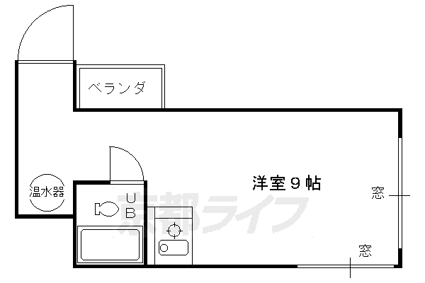 【サイト烏丸三条町の間取り】