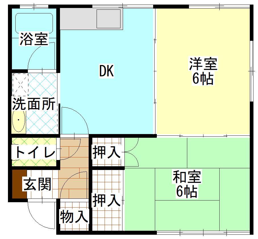 クレストハイツの間取り