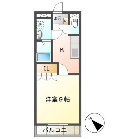 グリーンシャトーの間取り