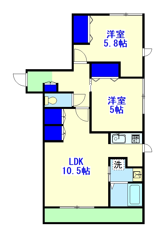 （仮称）東葛西８丁目メゾンの間取り