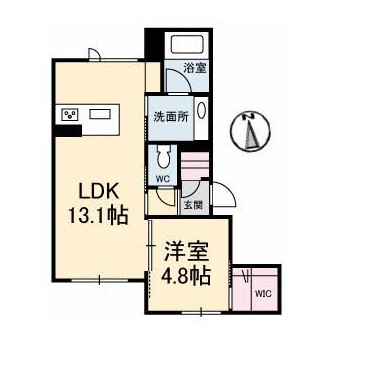 福山市本庄町中のマンションの間取り