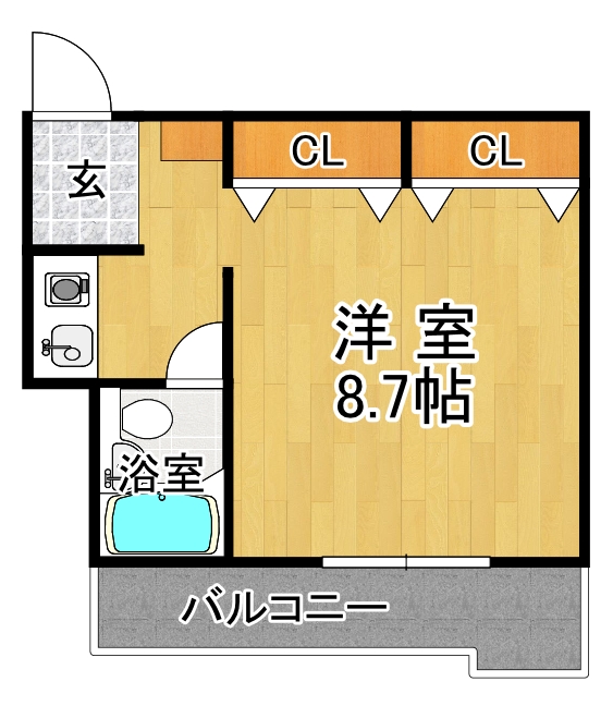 【学が丘カレッジハイツの間取り】