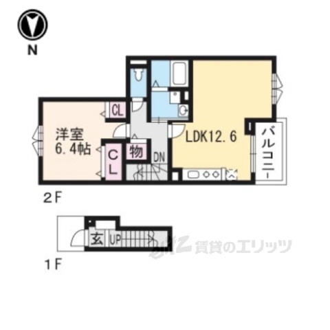 カンパーニュ逢坂の間取り