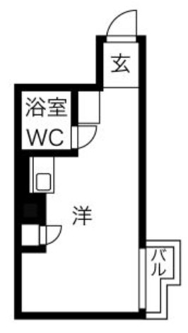 荒川区東日暮里のマンションの間取り