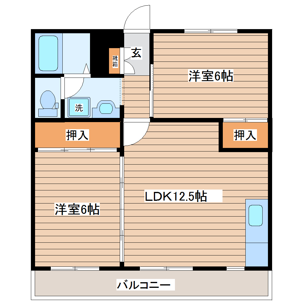 ミルフォードの間取り