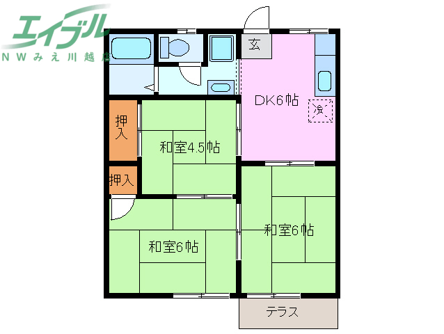 ハイツノムラの間取り