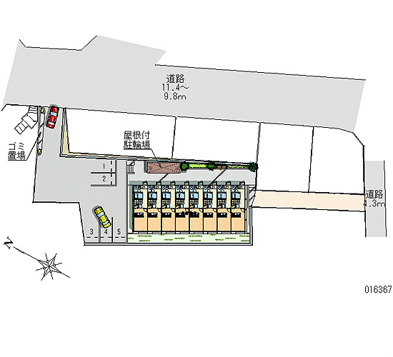 駐車場　敷地内駐車場です。