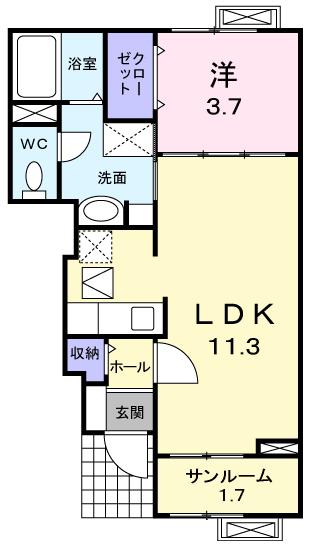 カレント・スクエアの間取り