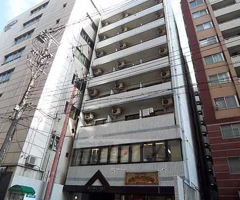 京都市中京区笹屋町のマンションの建物外観