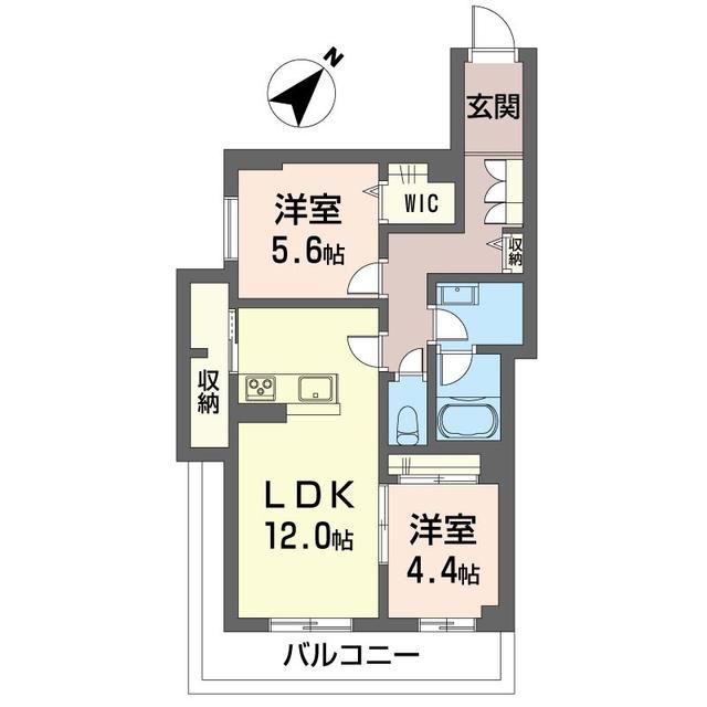 ソフィアルV番館の間取り