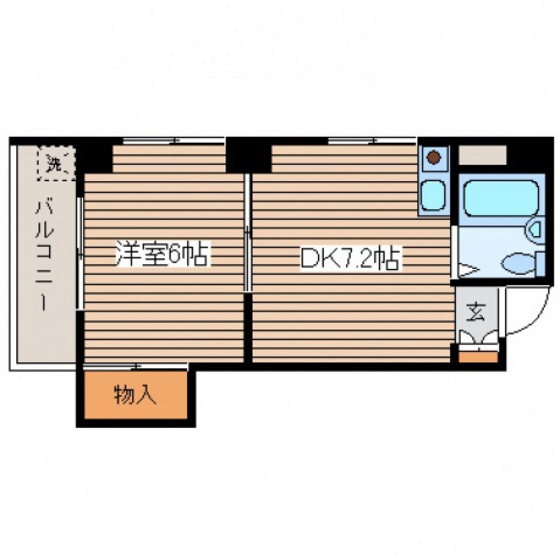 ソルレヴァンテ紙屋町の間取り