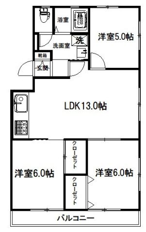 第２原田マンションの間取り