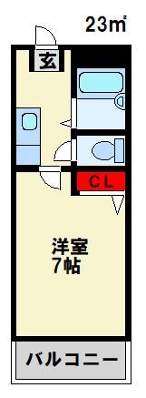 北九州市八幡西区医生ケ丘のマンションの間取り