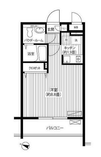 プロスパー下井草の間取り